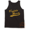 Virginia Beach Typography Baseball Font Tank Top