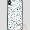 80's Funky Pattern Design iPhone Case