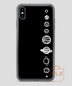Black Planets iPhone Case