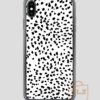Black and White Animal Pattern iPhone Case