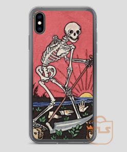 Death Tarot Vintage iPhone Case