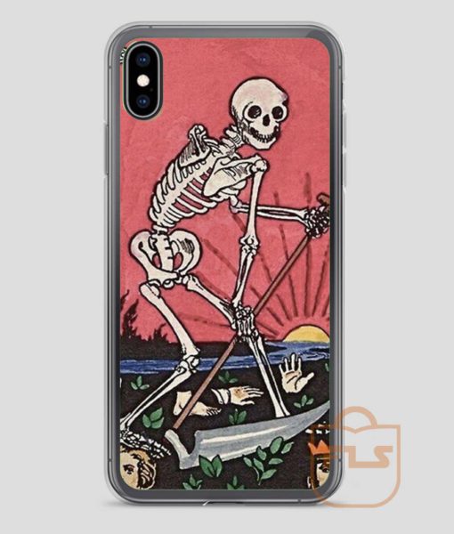 Death Tarot Vintage iPhone Case