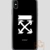 Off-White Arrows Temperature Glitch iPhone Case