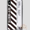 Off-White Metro Card iPhone Case