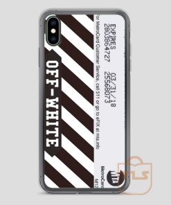 Off-White Metro Card iPhone Case