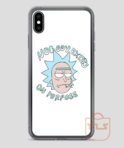 Rick-Sanchez-Nobody-Exists-On-Purpose-iPhone-Case