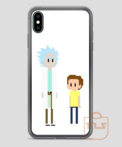 Rick-and-Morty-8-bit-iPhone-Case