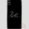 Rick-and-Morty-Outlined-Black-iPhone-Case