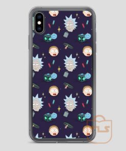Rick-and-Morty-Pattern-iPhone-Case