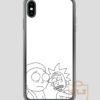 Rick-and-Morty-White-Line-iPhone-Case