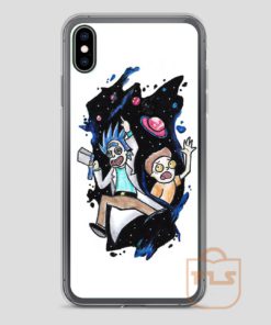 Rick-and-Morty-in-Space-iPhone-Case