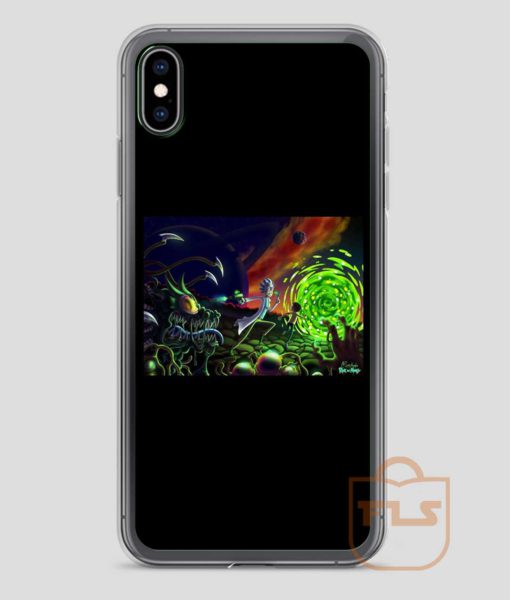 Run-Rick-and-Morty-iPhone-Case
