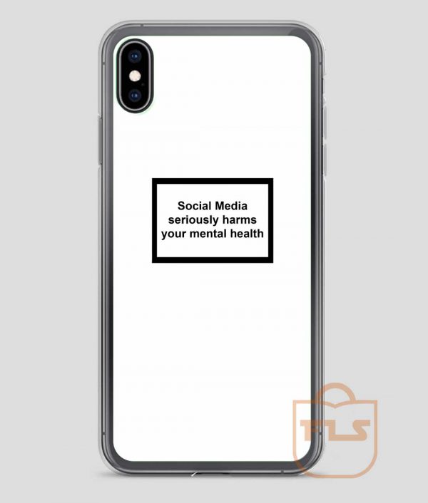 Social-Media-Seriously-Harms-Your-Mental-Health-iPhone-Case