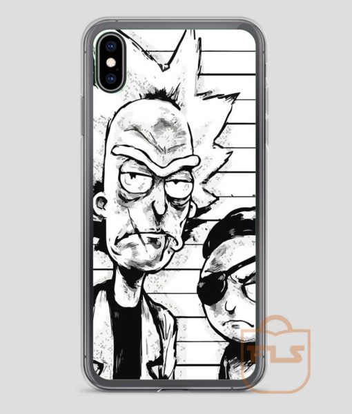 Wanted-Rick-and-Morty-iPhone-Case