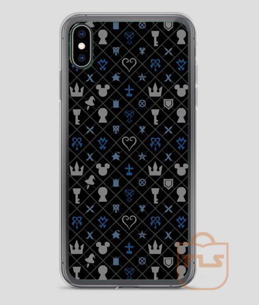 kingdom Hearts Pattern iPhone Case