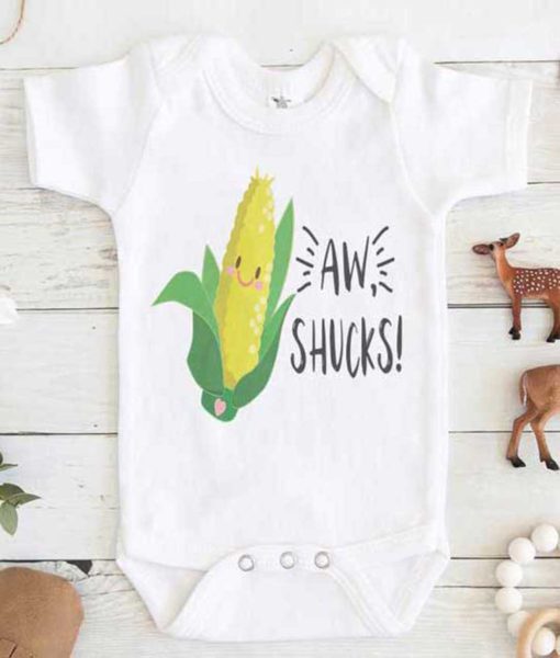 AW Shucks Baby Onesie