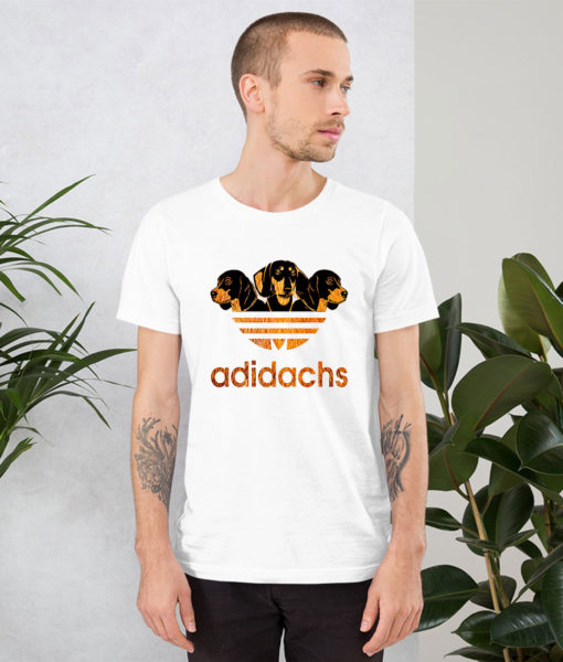 Adidachs Dachshund Dog Parody T Shirt