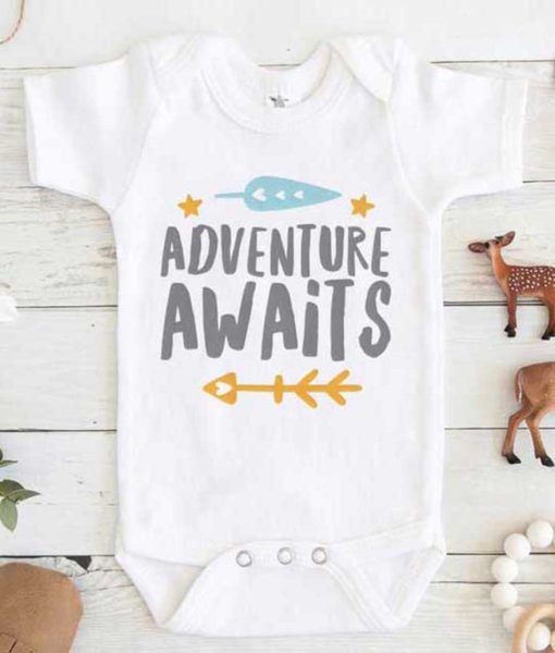 Adventure Awaits Baby Onesie