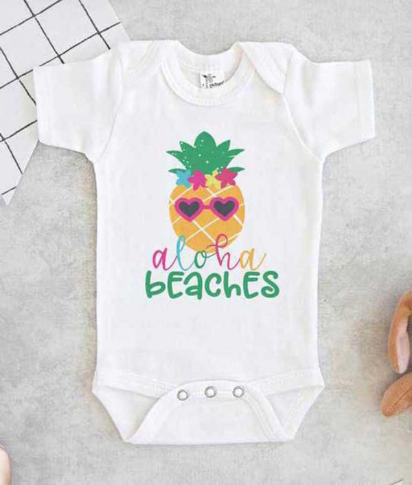 Aloha Beaches Baby Onesie