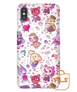 Animal Crossing Pattern iPhone Case