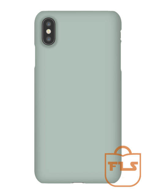 Ash Color Solid iPhone Case