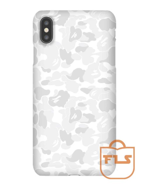 BAPE CAMO White iPhone Case