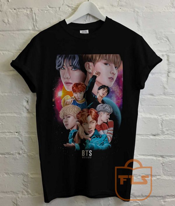 BTS Bangtan Boys Kpop Concert T Shirt