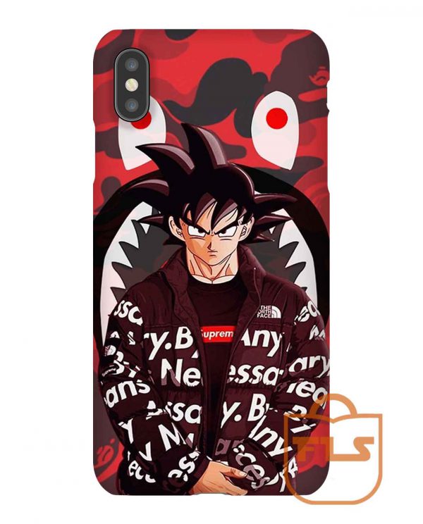 Bape Shark Goku iPhone Case