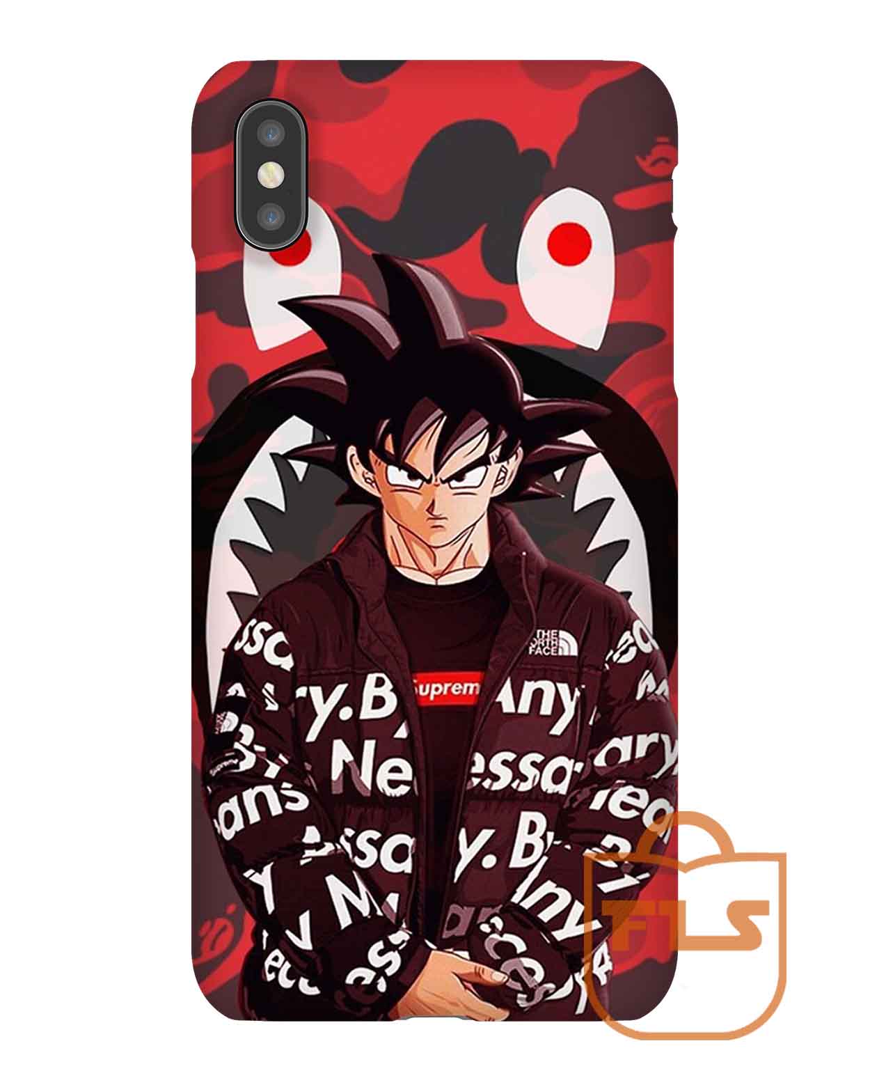 Dragon Ball Z Goku Bape caso para Apple iPhone XS Max Xr X 8 7 Plus 6S