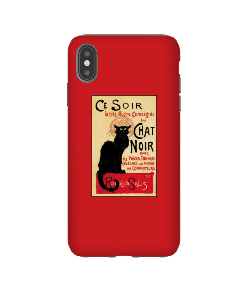 Black Cat Ce Soir iPhone Case