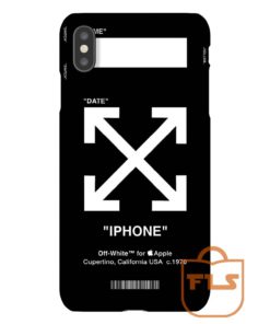 Black OFF-WHITE iphone Case