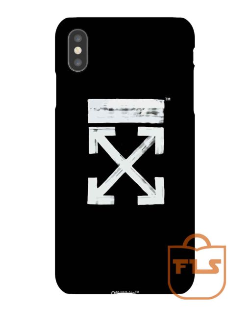 Black Off White iPhone Case