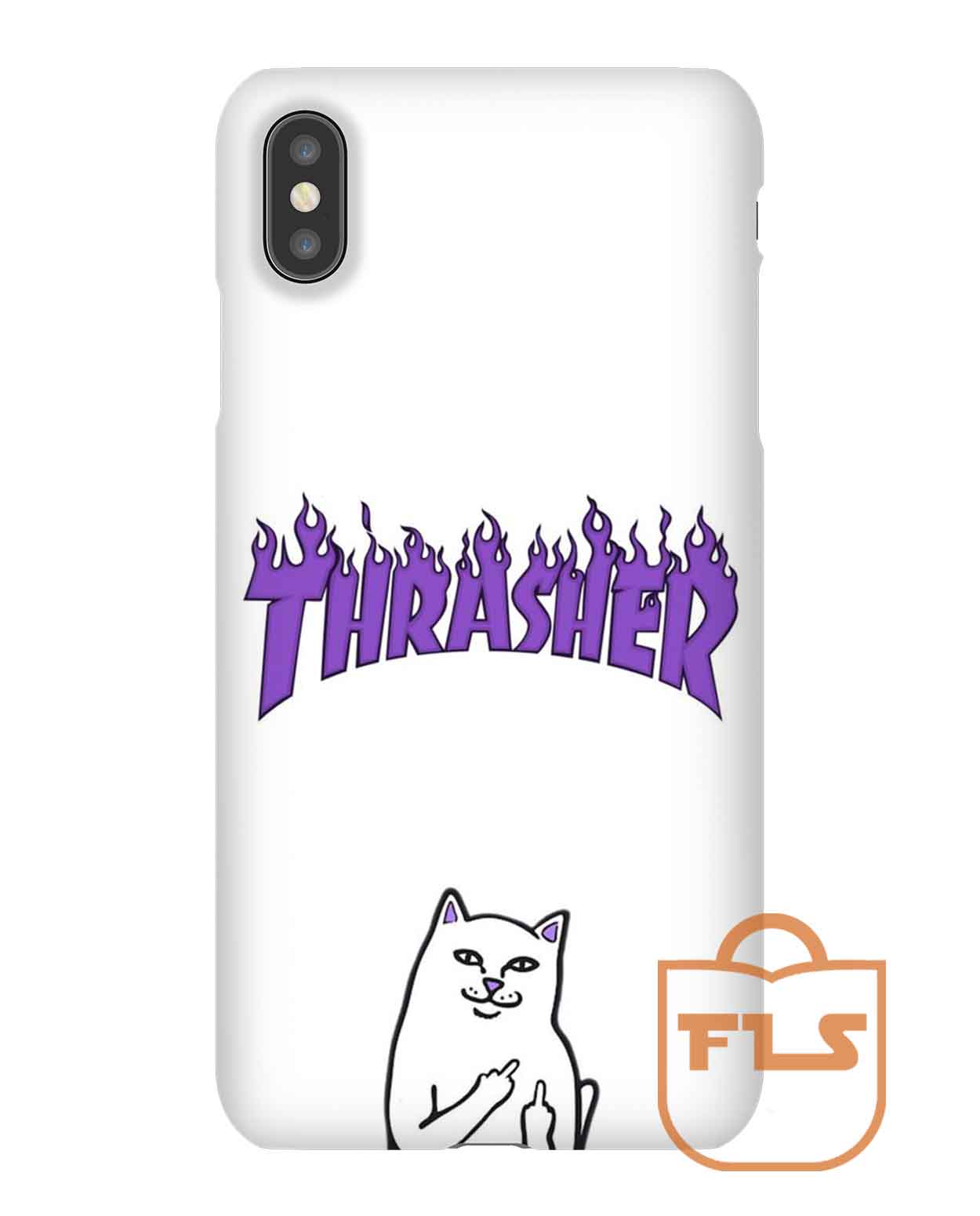 Cat Ripndip Thrasher Iphone Case 7 7 Plus 8 8 Plus X Xs Xr Xs Max Ferolos Com