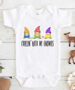 Chillin with my Gnomies Baby Onesie