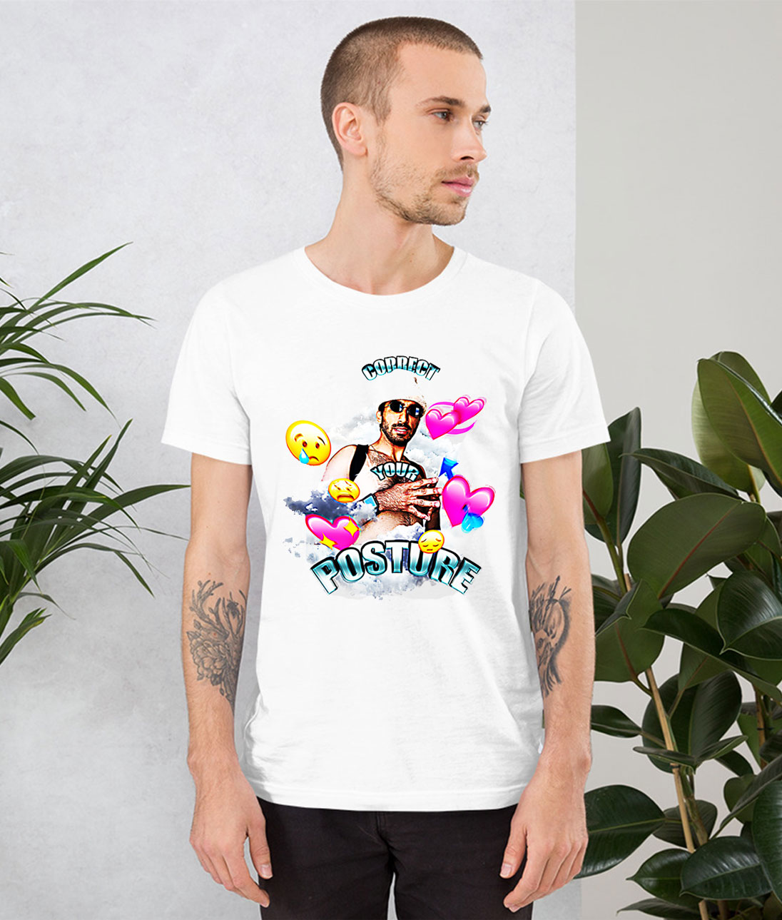 ballon Først Offentliggørelse Correct Your Posture T Shirt - Ferolos.com - Cheap Cute Tees