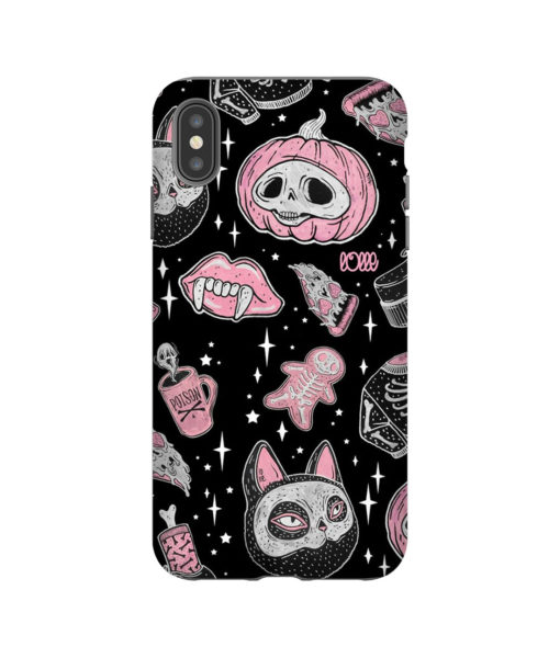 Creepy Skeleton iPhone Case