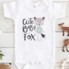 Cute Baby Fox Baby Onesie