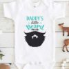 Daddys Little Beard Puller Baby Onesie
