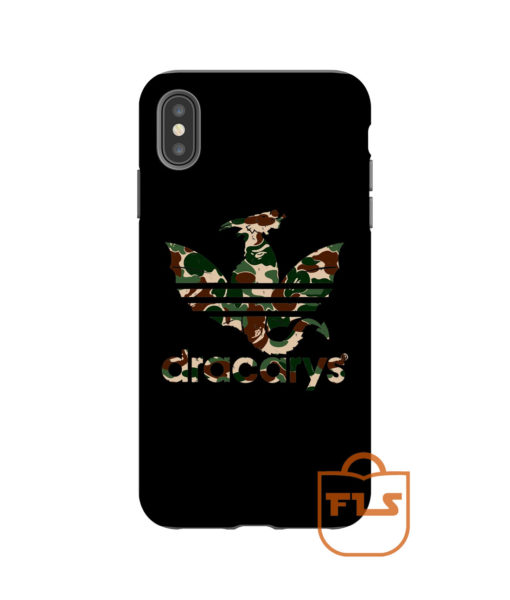 Dracarys Adidas Bape Camo Army iPhone Case