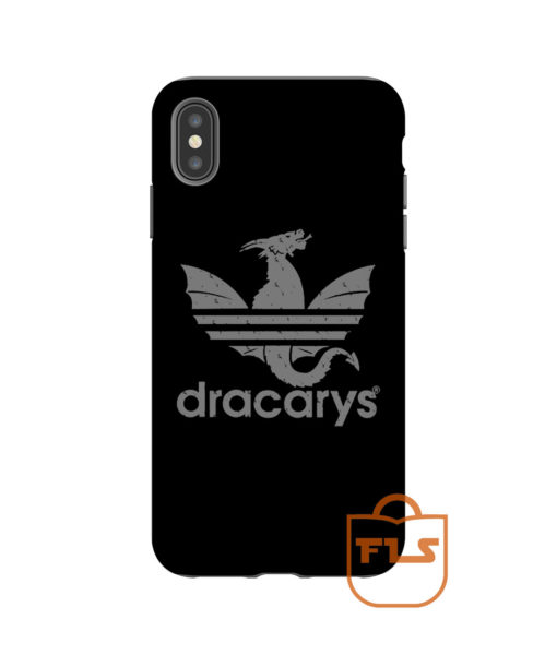 Dracarys Adidas Grey iPhone Case