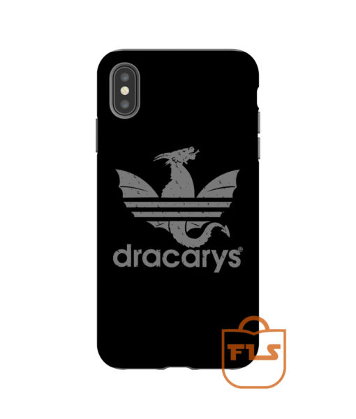 Dracarys Adidas Grey iPhone Case