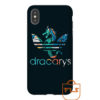 Dracarys Flowers Blue iPhone Case