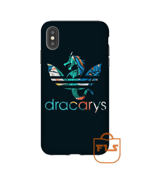 Dracarys Flowers Blue iPhone Case