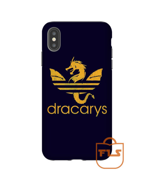 Dracarys Gold Navy iPhone Case