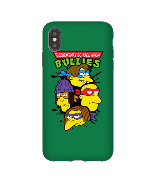 Elementary School Ninja The Simpsons TMNT iPhone Case