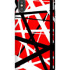 Frankenstein Pattern Red iPhone Case