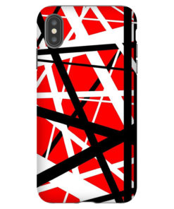 Frankenstein Pattern Red iPhone Case