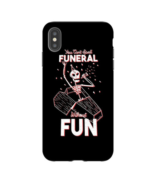 Funny Skeleton iPhone Case