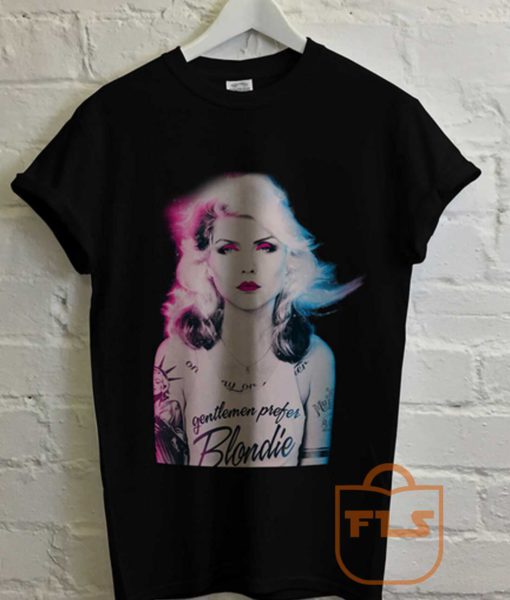 Gentlemen Prefers Blondie Debbie Harry Vintage T Shirt