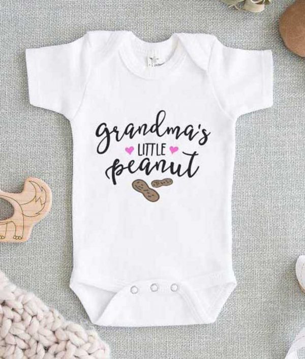 Grandmas Little Peanut Baby Onesie